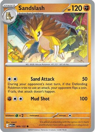 Sandslash (069) [ME01 Mega Evolution] Normal - Common