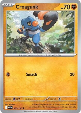 Croagunk (078) [ME01 Mega Evolution] Normal - Common