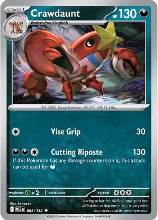 Crawdaunt (085) [ME01 Mega Evolution] Normal - Uncommon
