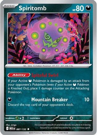 Spiritomb (087/132) [ME01 Mega Evolution] Normal - Uncommon