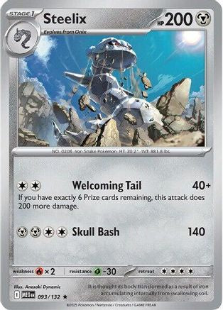 Steelix (093/132) [ME01 Mega Evolution] Holofoil - Rare