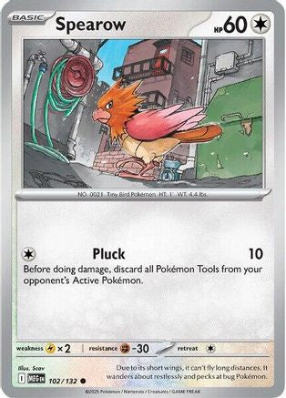 Spearow (102/132) [ME01 Mega Evolution] Normal - Common