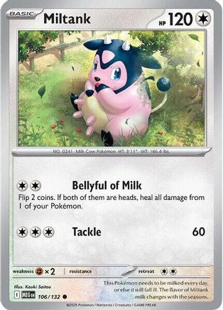 Miltank 106/132  - Reverse Holofoil ME01 Mega Evolution - Common