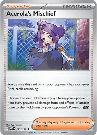 Acerola's Mischief (113/132) [ME01 Mega Evolution] Normal - Uncommon
