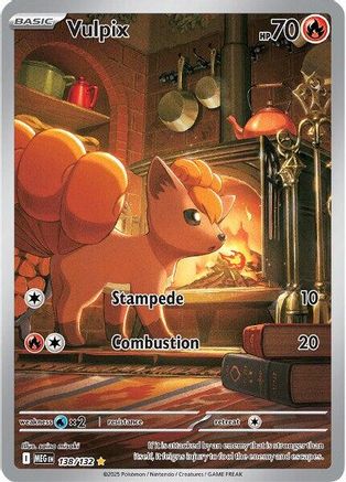 Vulpix (138/132) [ME01 Mega Evolution] Holofoil - Illustration Rare