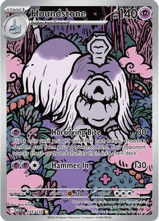 Houndstone 145/132  - Holofoil ME01 Mega Evolution - Illustration Rare