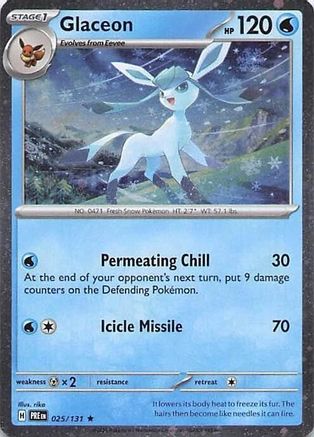 Glaceon (Cosmos Holo) (025/131) [Miscellaneous Cards & Products] Holofoil - Rare