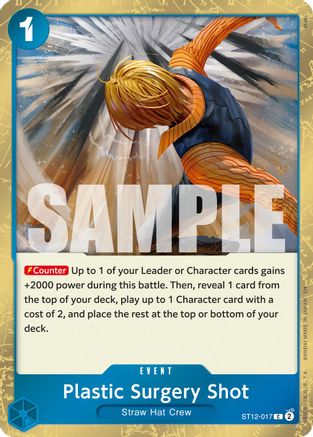 Plastic Surgery Shot - ST12-017 (Pirate Foil) (ST12-017) - Premium Booster -The Best- Vol. 2 Foil