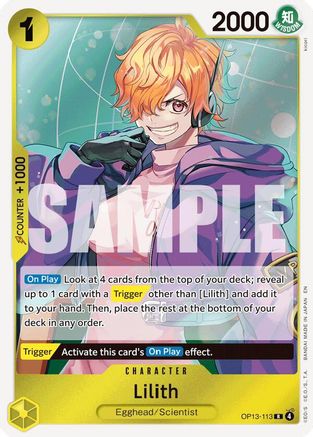 Lilith (OP13-113) - Carrying On His Will Foil