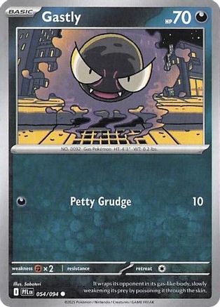 Gastly (054) [ME02 Phantasmal Flames] Reverse Holofoil - Common