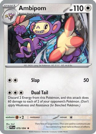 Ambipom (079/094) [ME02 Phantasmal Flames] Reverse Holofoil - Rare