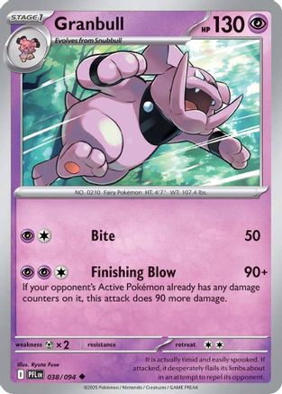 Granbull (038) [ME02 Phantasmal Flames] Normal - Uncommon
