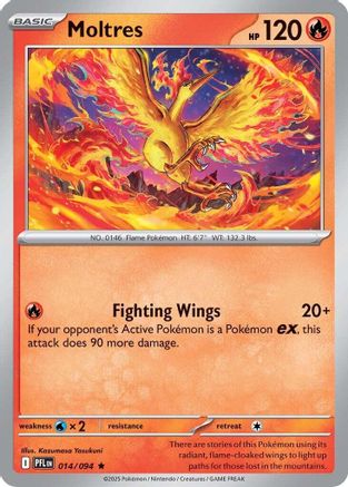 Moltres 014/094  ME02 Phantasmal Flames - Holo Rare