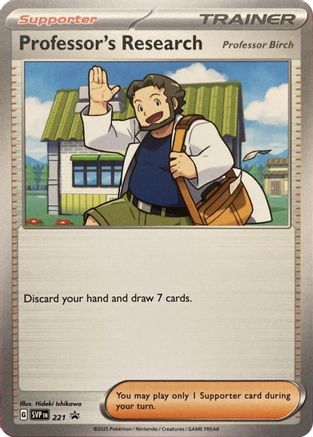 Professor's Research [Professor Birch] (221) [SV Scarlet & Violet Promo Cards] Normal - Promo