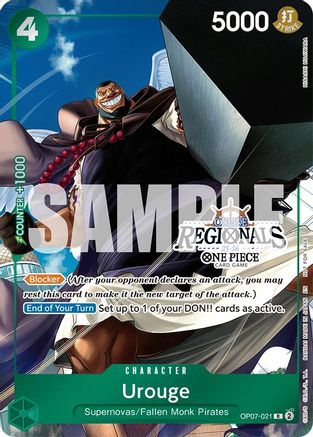 Urouge (Online Regional Participation Pack 2025 Vol.1) (OP07-021) - One Piece Promotion Cards Foil