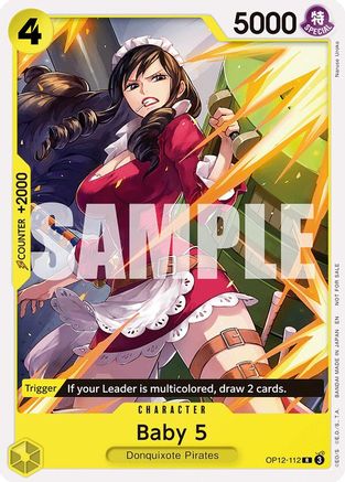 Baby 5 (Tournament Pack 2026 Vol. 1) (OP12-112) - One Piece Promotion Cards