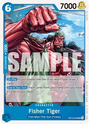 Fisher Tiger (OP14-054) - The Azure Sea's Seven