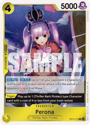 Perona - OP14-111 (OP14-111) - The Azure Sea's Seven Foil