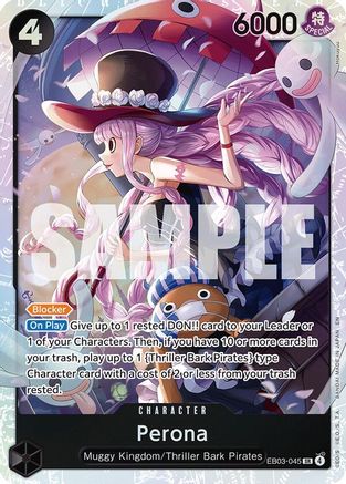 Perona (045) (EB03-045) - Extra Booster: One Piece Heroines Edition Foil