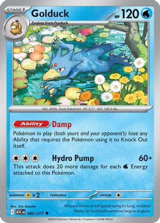 Golduck 040  ME Ascended Heroes - Uncommon