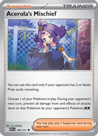 Acerola's Mischief (180) [ME Ascended Heroes] Normal - Uncommon