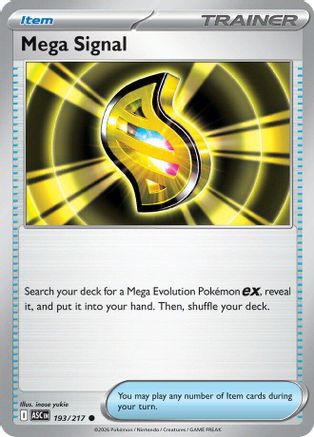 Mega Signal 193  ME Ascended Heroes - Common