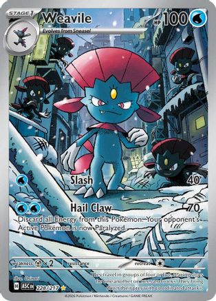 Weavile (228/217) [ME Ascended Heroes] Holofoil - Illustration Rare
