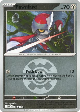 Pawniard (Quick Ball) 146  - Reverse Holofoil ME Ascended Heroes - Common