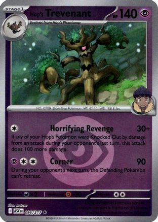 Hop's Trevenant (Energy Symbol Pattern) (096/217) [ME Ascended Heroes] Reverse Holofoil - Rare