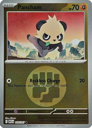Pancham (Energy Symbol Pattern) 115  - Reverse Holofoil ME Ascended Heroes - Common