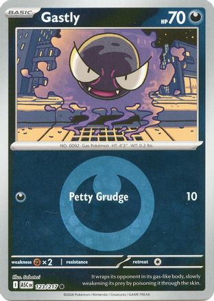 Gastly (Energy Symbol Pattern) (123) [ME Ascended Heroes] Reverse Holofoil - Common