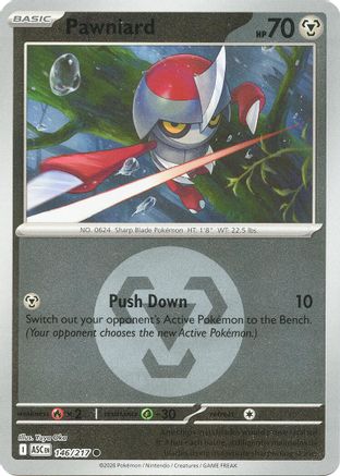 Pawniard (Energy Symbol Pattern) 146  - Reverse Holofoil ME Ascended Heroes - Common