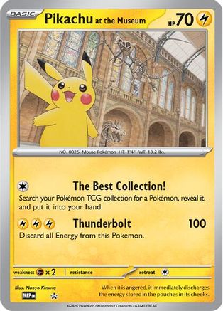 Pikachu at the Museum [Jumbo Cards] Normal - Promo