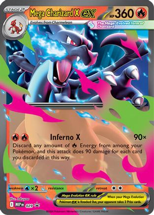 Mega Charizard X ex (029) [ME Mega Evolution Promo] Holofoil - Promo