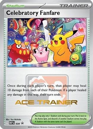 Celebratory Fanfare (Ace Trainer) (028) [ME Mega Evolution Promo] Normal - Promo