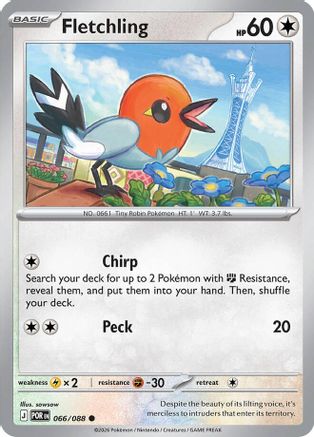 Fletchling (066) [ME03 Perfect Order] Normal - Common