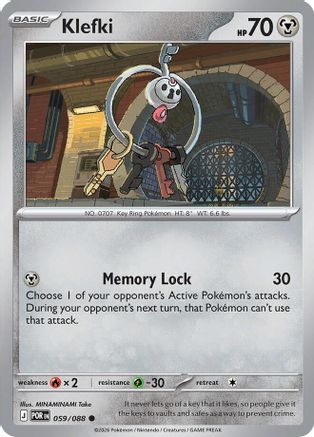 Klefki (059) [ME03 Perfect Order] Reverse Holofoil - Common