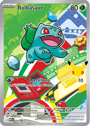 Bulbasaur 037  - Holofoil ME Mega Evolution Promo - Promo