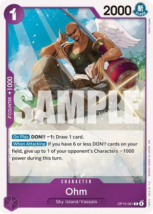 Ohm (OP15-061) - Adventure on Kami's Island Foil