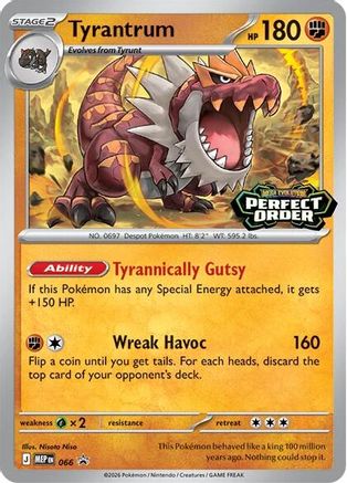 Tyrantrum (066) [ME Mega Evolution Promo] Normal - Promo