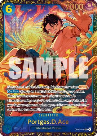 Portgas.D.Ace (119) (Treasure Cup 2026) (OP13-119) - One Piece Promotion Cards Foil