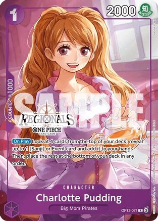 Charlotte Pudding (Regional Participation Pack 2026 Vol.1) (OP12-071) - One Piece Promotion Cards Foil