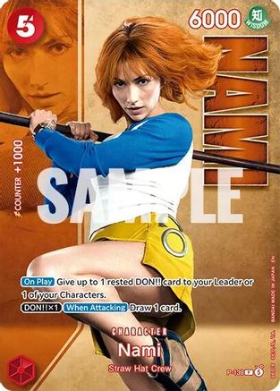 Nami - P-139 (Premium Card Collection -Live Action Edition Vol.2 Straw Hat Crew-) (P-139) - One Piece Promotion Cards Foil