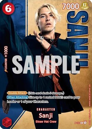 Sanji - P-137 (Premium Card Collection -Live Action Edition Vol.2 Straw Hat Crew-) (P-137) - One Piece Promotion Cards Foil