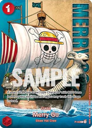 Merry Go - P-142 (Premium Card Collection -Live Action Edition Vol.2 Straw Hat Crew-) (P-142) - One Piece Promotion Cards Foil