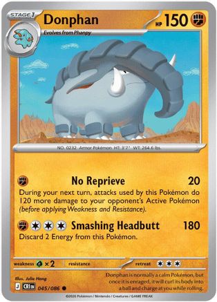 Donphan (045) [ME04 Chaos Rising] Reverse Holofoil - Common