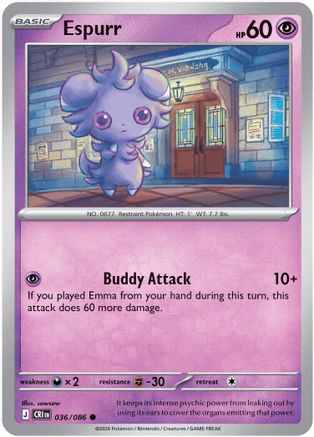 Espurr (036) [ME04 Chaos Rising] Normal - Common