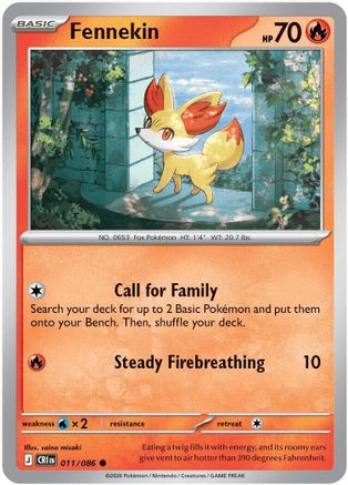 Fennekin (011) [ME04 Chaos Rising] Normal - Common