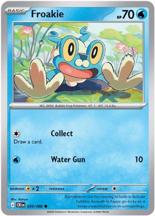 Froakie (020/086) [ME04 Chaos Rising] Normal - Common