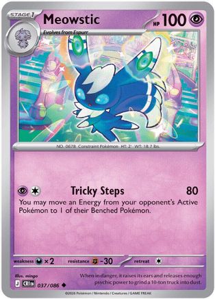 Meowstic 037  ME04 Chaos Rising - Uncommon